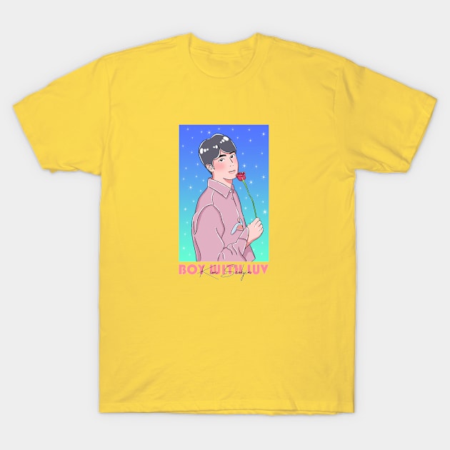 BTS - Kim Seokjin T-Shirt by Nuril_Anwari